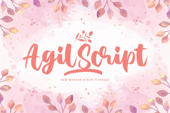 Agil Script: A Playful Typeface for Creative Branding