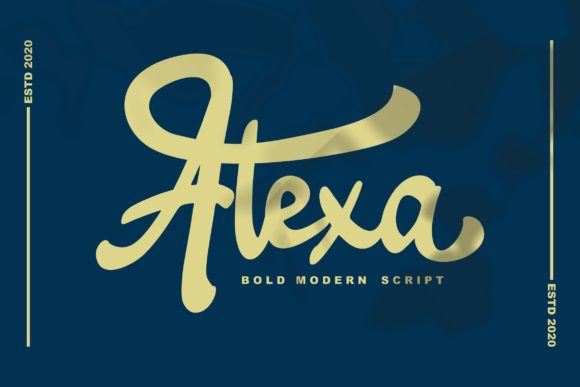 Alexa Script: A Handwritten Font for Creative Makers