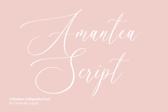 Amantea Script: A Graceful Font for Branding and Design