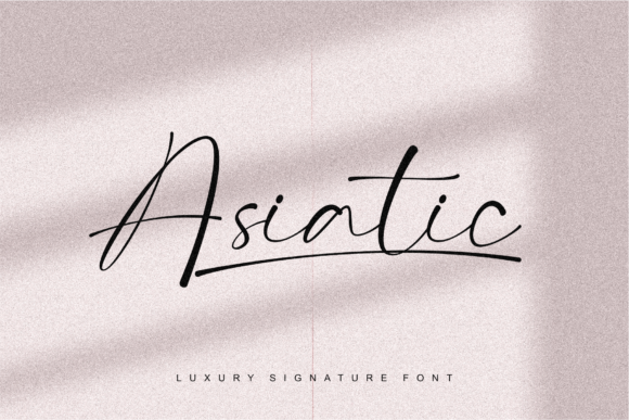 Asiatic Signature Script Font for Digital Marketing