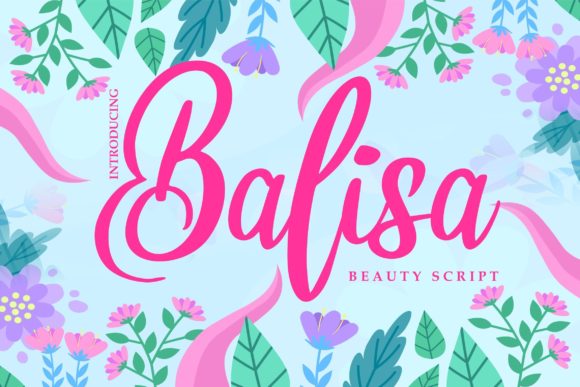Balisa Script: A Handwritten Font for Creative Projects