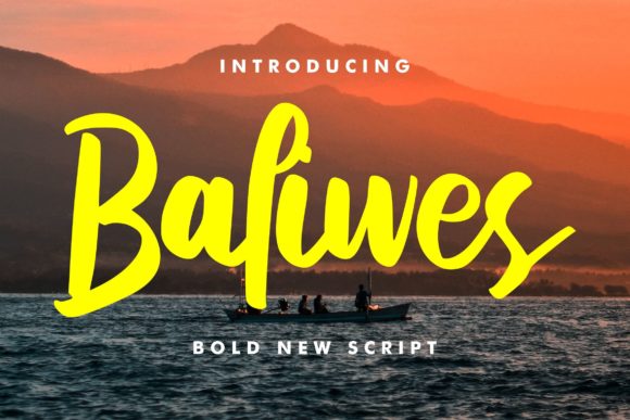 Baliwes Script: A Handwritten Font for Editorial Elegance