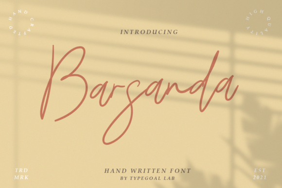 Barsanda Script: Elevating Campaign Design with Elegance