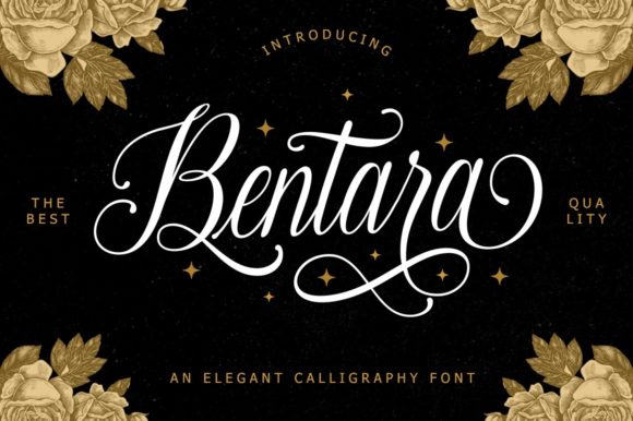 Bentara Script: A Stylish Font for Handmade Creations