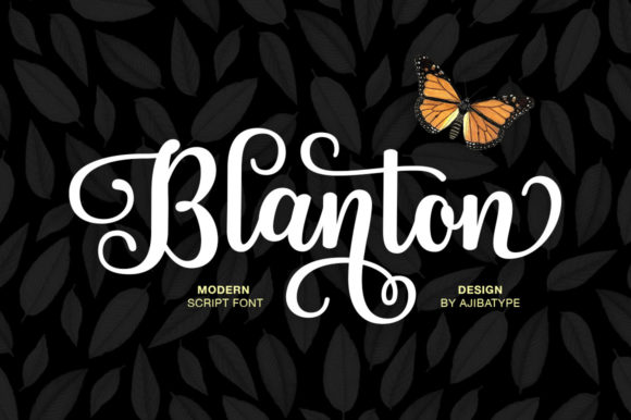 Blanton Script for Campaign Design: A Graceful Typeface in Action