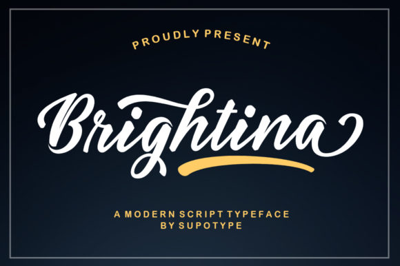 Brightina Script: A Timeless Handwritten Font for Editorial Design