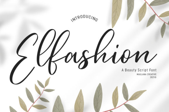 Elfashion Beauty Script for Editorial Design