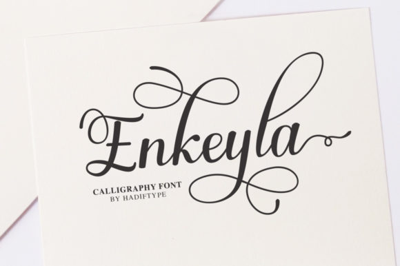 Enkeyla Script: A Versatile Font for Handmade Creations