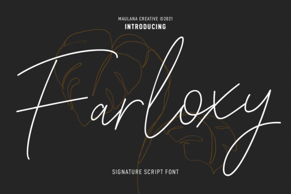 Farloxy Script: A Graceful Font for Editorial Design