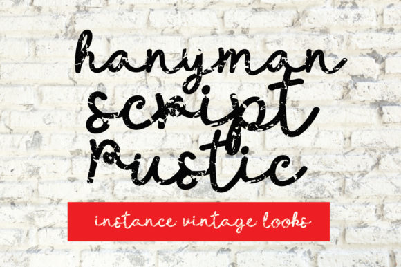 Handyman Script Rustic: A Font That Elevates Branding