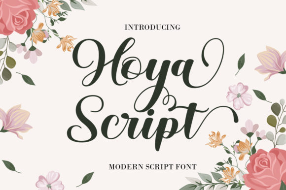Hoya Script: A Handwritten Font for Digital Creativity