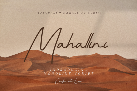 Mahallini Script for Business Branding