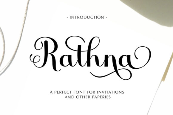 Rathna Script: A Handwritten Font with a Touch of Luxury