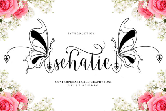 Sehatie Script for Campaign Design: A Sophisticated Font in Action