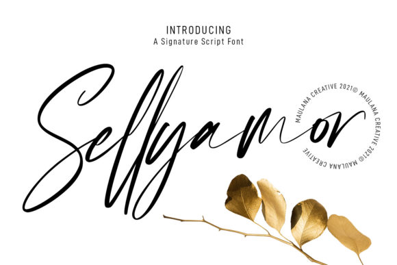 Sellyamor Script: A Handwritten Font for Editorial Design
