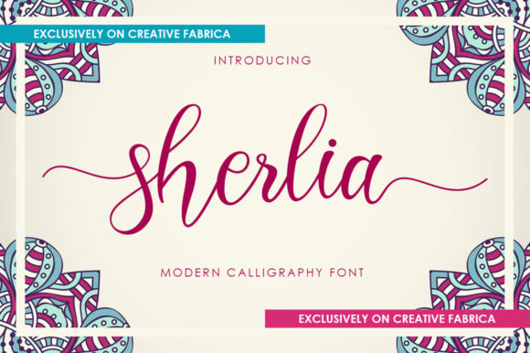 Sherlia Script: A Delicate Font for Handmade Creations