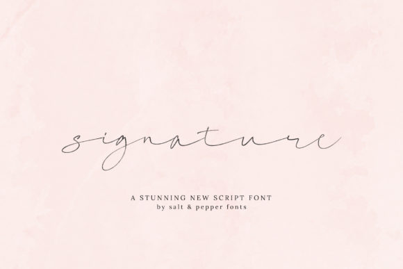 Signature Script: A Handwritten Font That Elevates Digital Design