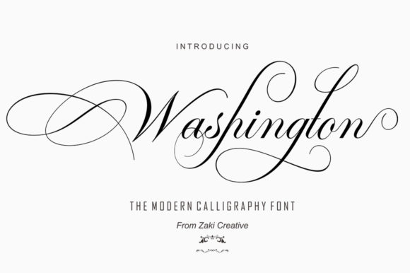 Washington Script: A Refined Font for Modern Web Design