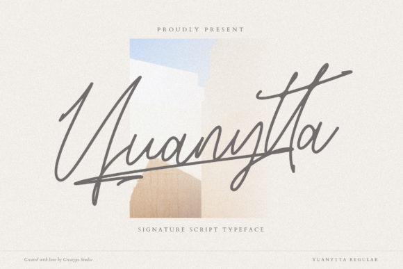 Yuanytta Script: A Delicate Font for Handmade Creations